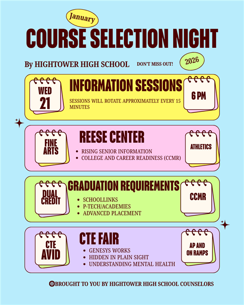 Hightower Course Selection Night